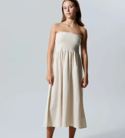 LMTD Nederdel - NlfLilja - Turtledove/White Stripes