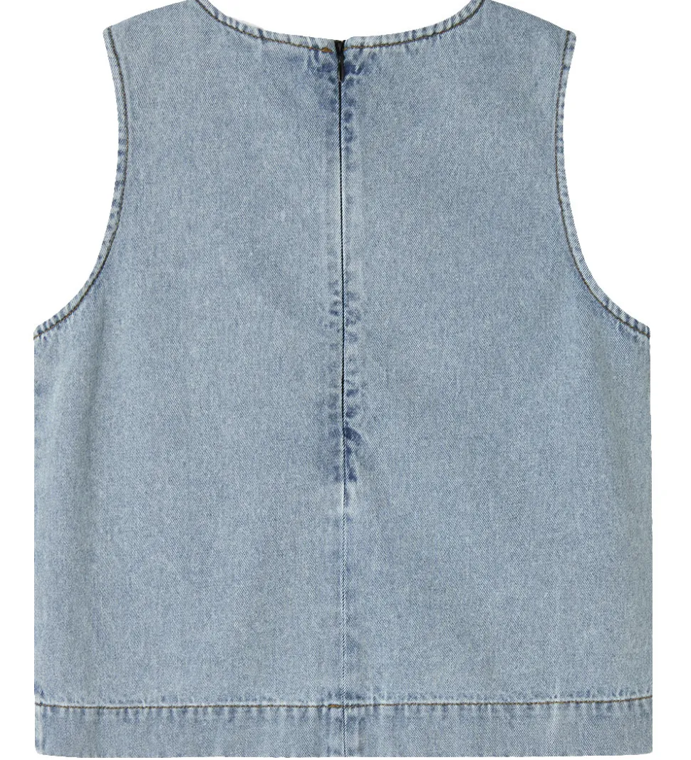 LMTD Top - NlfNamel - Medium Blue Denim