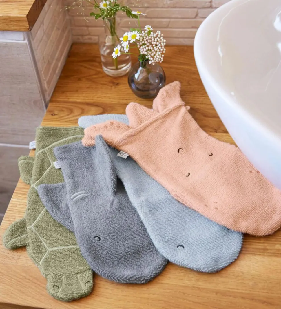 Lässig Vaskehandske - Blæksprutte - Rosa