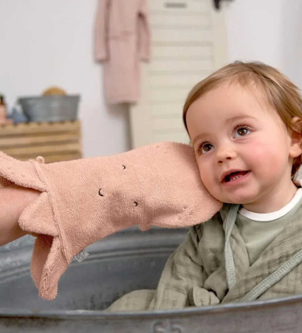 Lässig Vaskehandske - Blæksprutte - Rosa