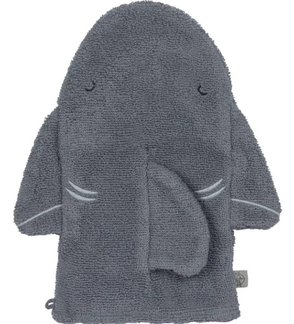 Lässig Vaskehandske - Haj - Grå