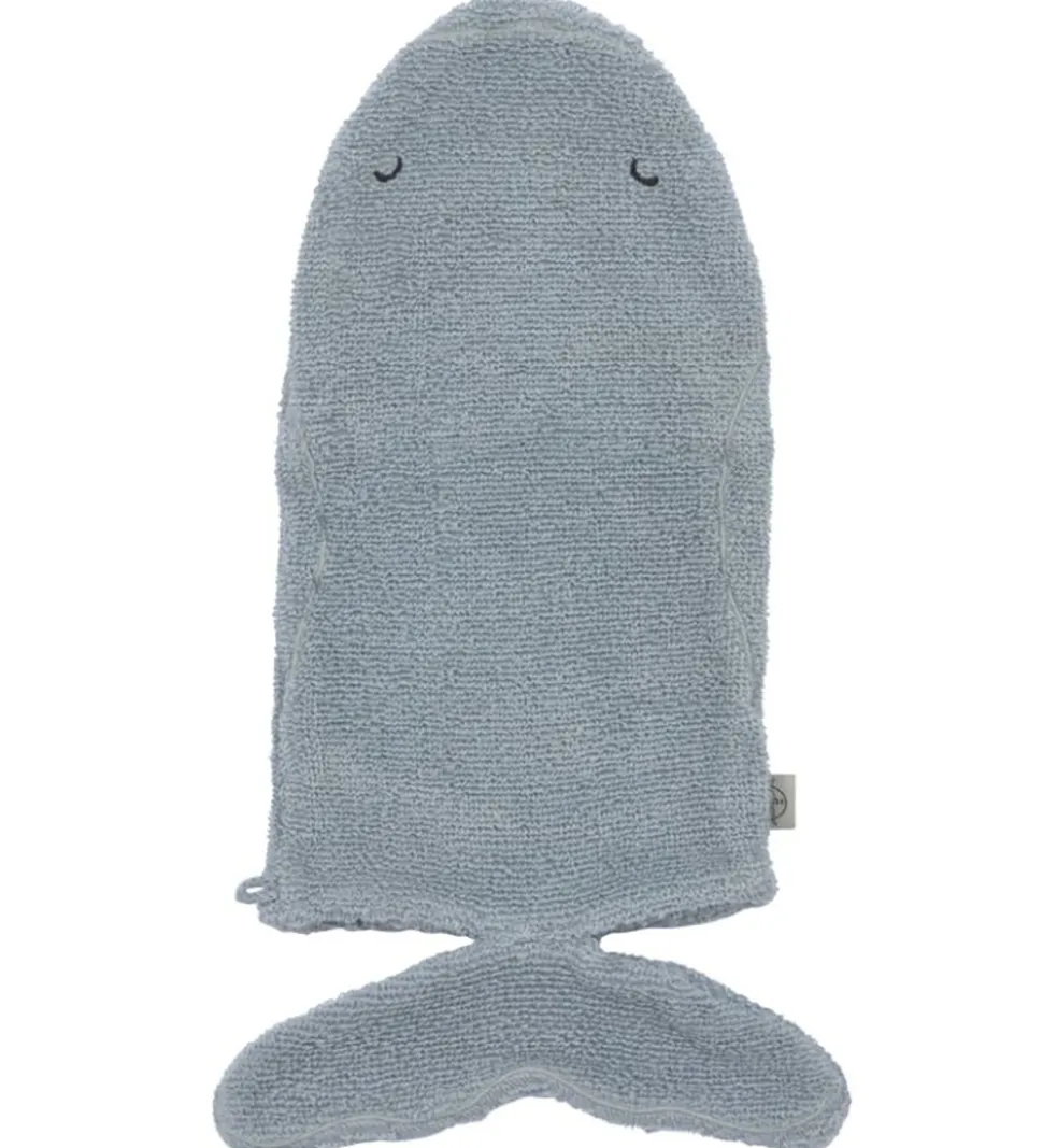 Lässig Vaskehandske - Hval - Blå