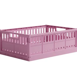 Made Crate Foldekasse - Maxi - 48x33x17,5 cm - Soft Fuchsia