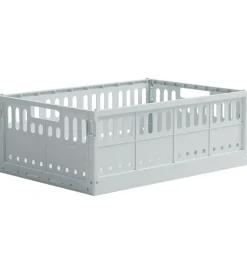 Made Crate Foldekasse - Maxi - 48x33x17,5 cm - Ice Cube Blue