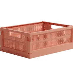 Made Crate Foldekasse - Midi - 33x24x13 cm - Peachy