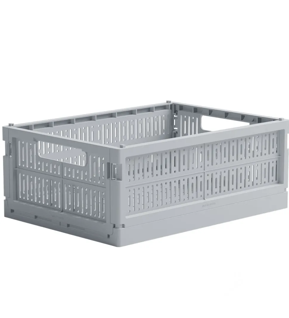 Made Crate Foldekasse - Midi - 33x24x13 cm - Misty Grey