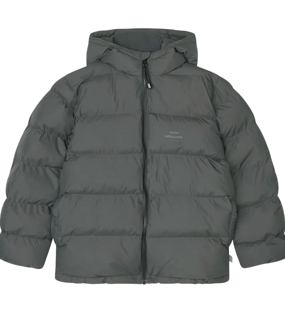 Mads Nørgaard Dynejakke - Light Ripstop Junino - Asphalt