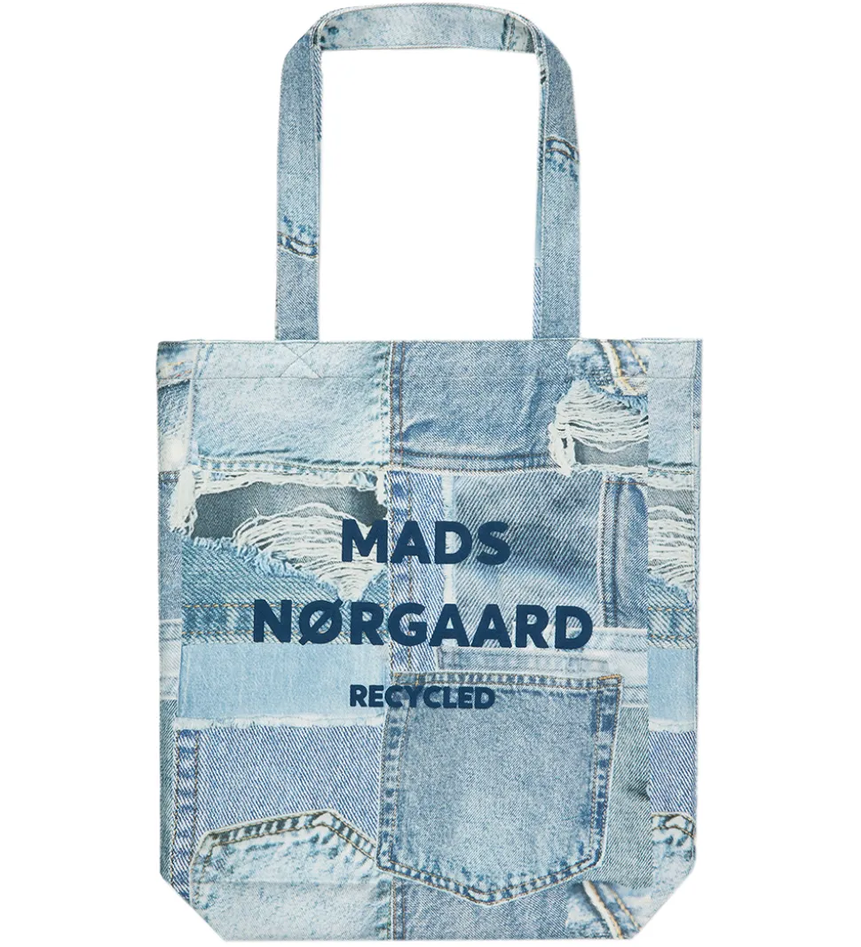 Mads Nørgaard Shopper - Recycled Boutique Athene - Denim AOP