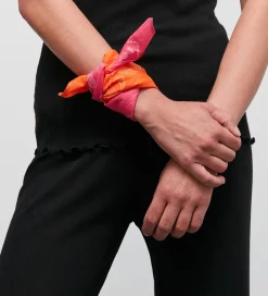 Mads Nørgaard Tørklæde - 55x55 cm - Pink/Orange