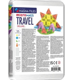 Magna-Tiles Magnetsæt - 55 Dele - Deluxe Travel Set + MicroMAGS