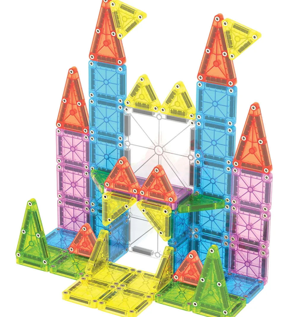 Magna-Tiles Magnetsæt - 55 Dele - Deluxe Travel Set + MicroMAGS