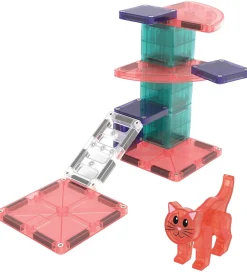 Magna-Tiles Magnetsæt - 13 Dele - Cat Tree + MicroMAGS