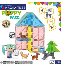 Magna-Tiles Magnetsæt - 27 Dele - Doggy Daycare + MicroMAGS