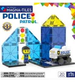 Magna-Tiles Magnetsæt - 20 Dele - Police Patrol