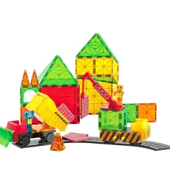 Magna-Tiles Magnetsæt - 50 Dele - Builder XL + MicroMAGS