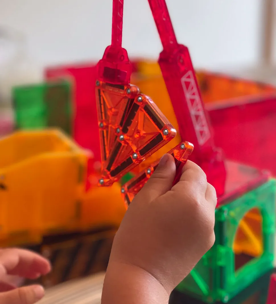 Magna-Tiles Magnetsæt - 50 Dele - Builder XL + MicroMAGS