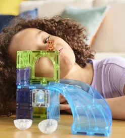 Magna-Tiles Magnetsæt - 13 Dele - Hamster Wheel + MicroMAGS