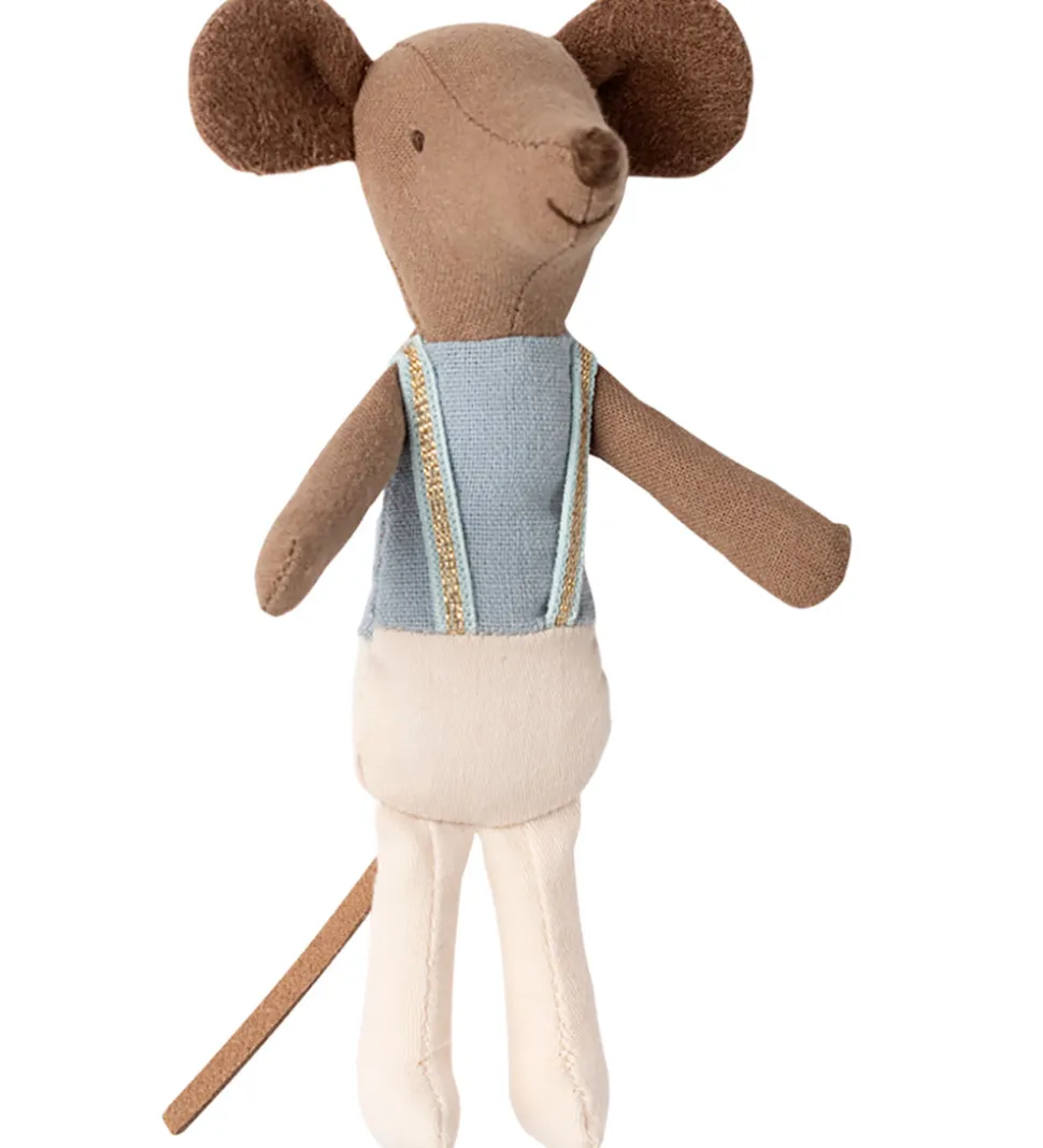 Maileg Balletdanser Mus m. Stativ - Romeo - Storebror - Beige