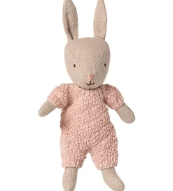 Maileg Hare - Micro - Strikket Dragt - Sand/Rosa