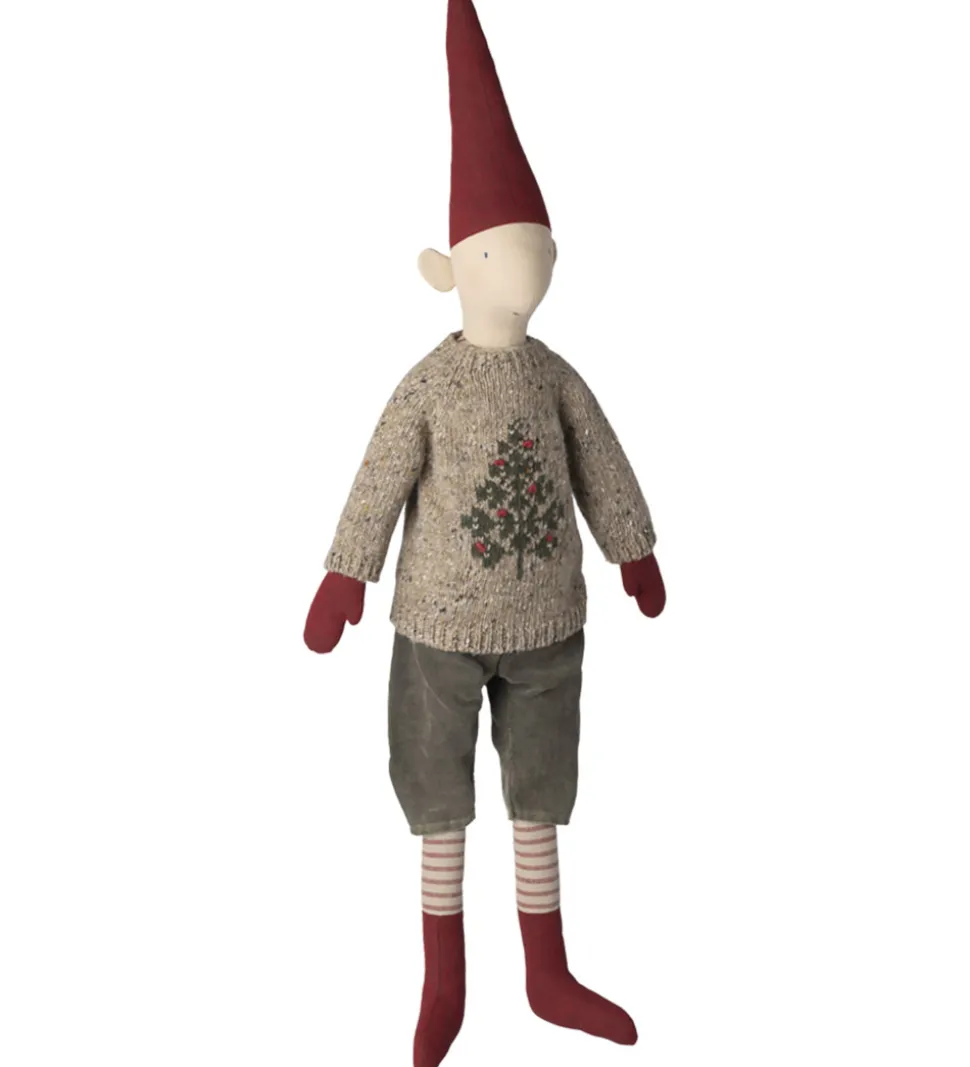 Maileg Nisse - Str. 5 - Dreng m. Strikket Sweater