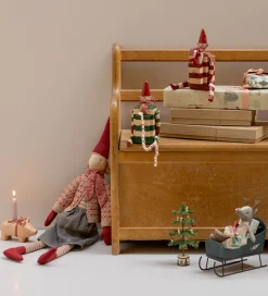 Maileg Nisse - Str. 4 - Pige m. Nederdel Og Cardigan