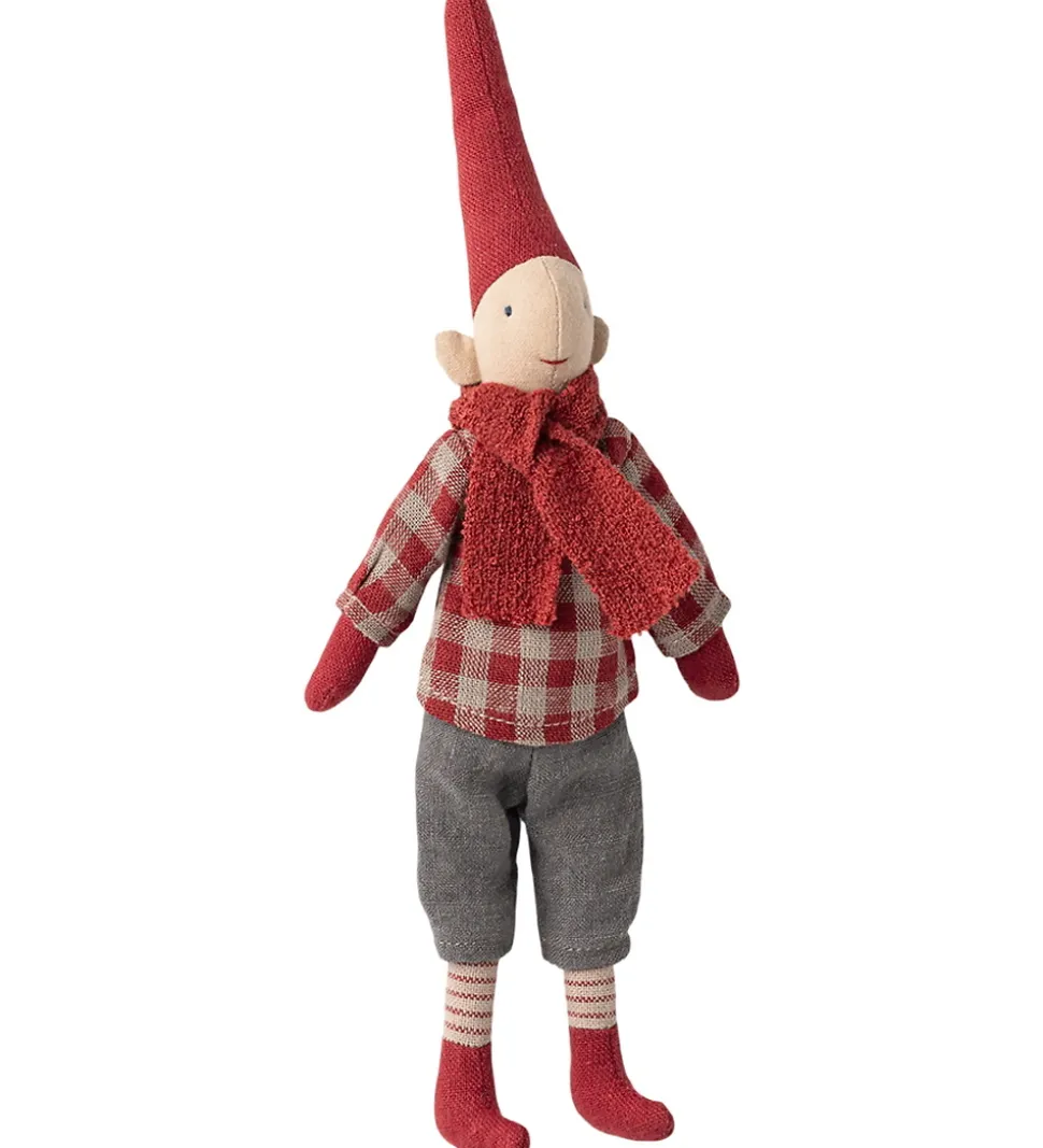 Maileg Nissedreng - Str. 1 - Rød Ternet Skjorte - Pixy