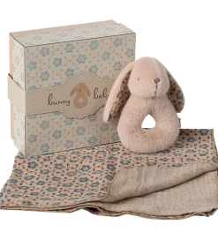 Maileg Ranglesæt - Kaninrangle/Stofble - Powder