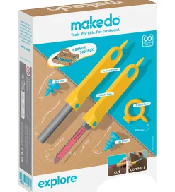 MakeDo Værktøj til Pap - Explore - 50 Dele