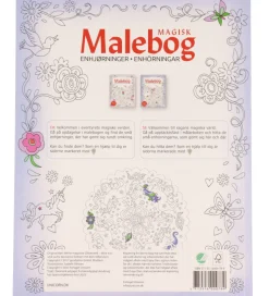 Mandalas Malebog - Magisk - Enhjørninger