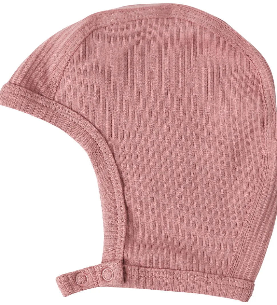 MarMar Babyhjelm - Rib - Modal - Rose Parfait