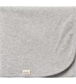 MarMar Babytæppe - 80x80 cm - Alida - Noos - Lysegråmeleret