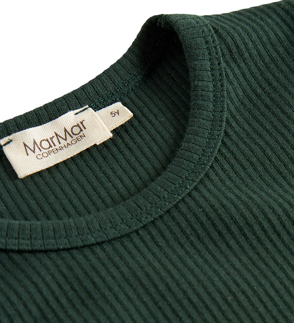 MarMar Bluse - Rib/Modal - Dark Leaf