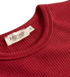 MarMar Bluse - Rib/Modal - Hibiscus Red