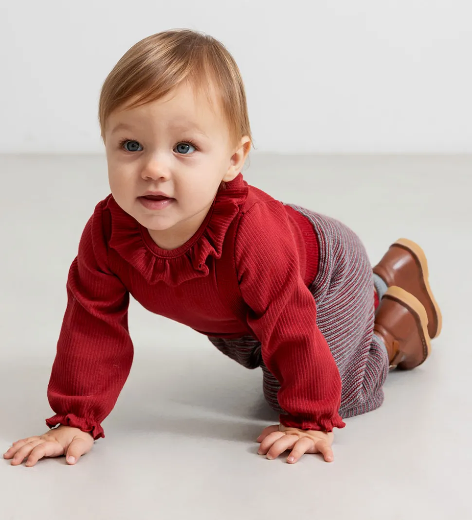 MarMar Body l/æ - Rib/Modal - Brandine - Hibiscus Red