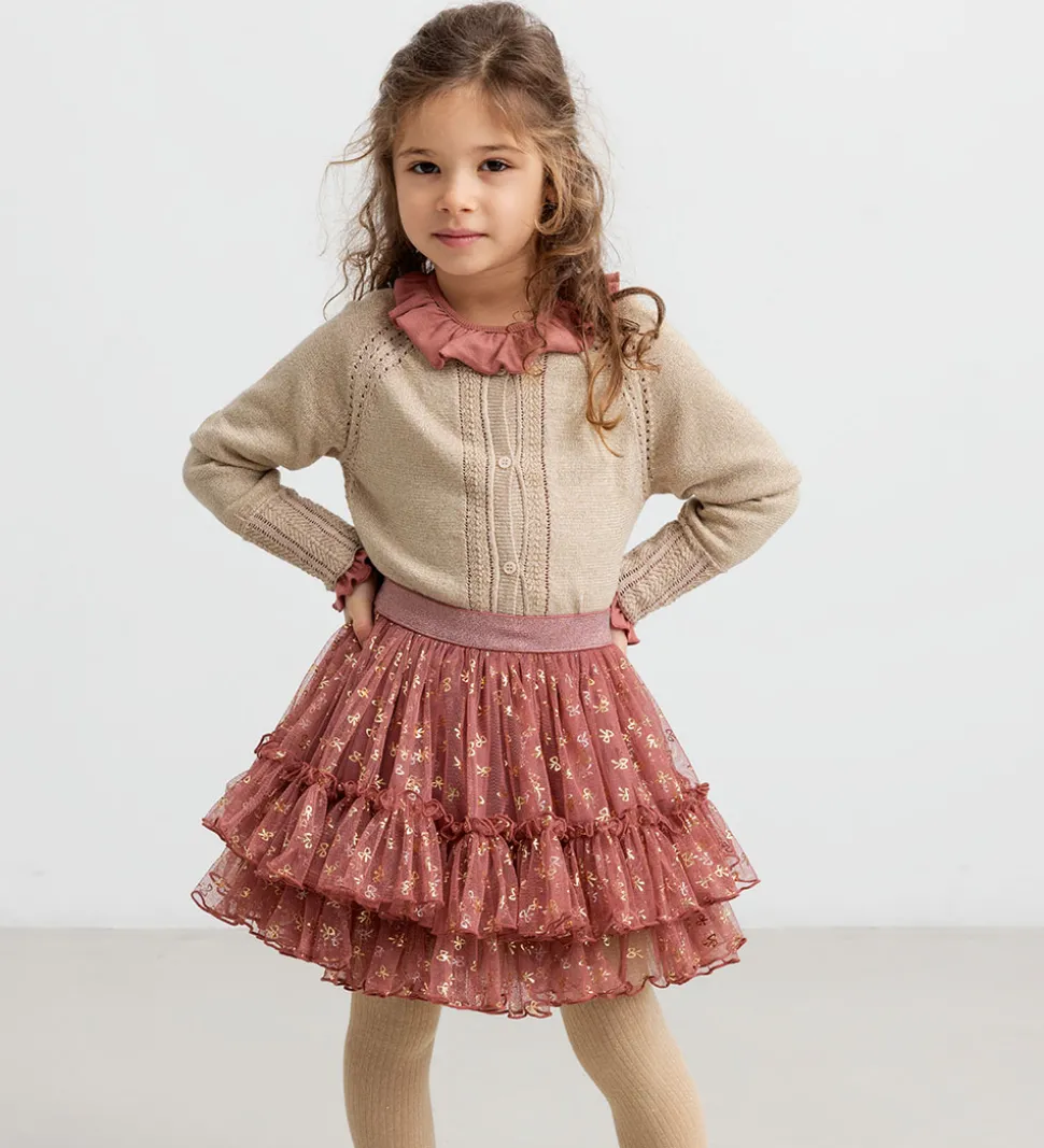 MarMar Cardigan - Strik - Tillie - Gold Glitter