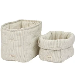 MarMar Opbevaringskurve - 2-pak - 25x17/20x15 cm - Blue Stone St