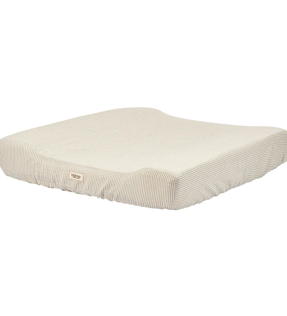 MarMar Puslepudebetræk - Blue Stone Stripe