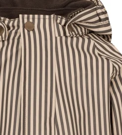 MarMar Regndragt m Fleece - PU - Orion - Brown Stripe
