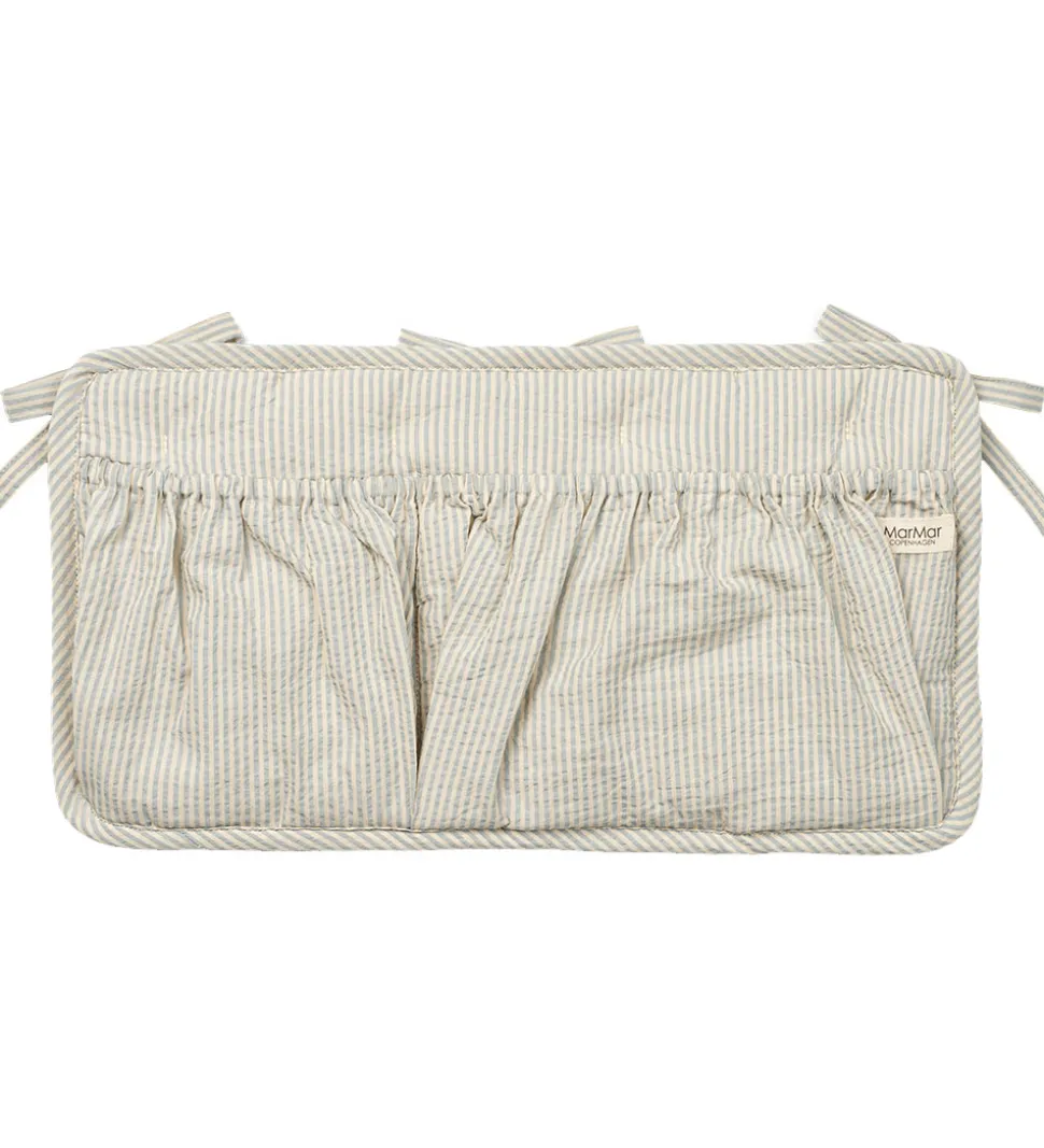 MarMar Sengelomme - 40x24 cm - Blue Stone Stripe