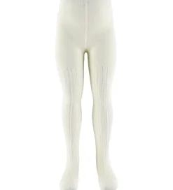 MarMar Strømpebukser - Hulmønster - Pointelle - Gentle White