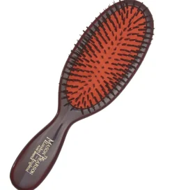 Mason Pearson Hårbørste - Pocket - Mørk Rubin