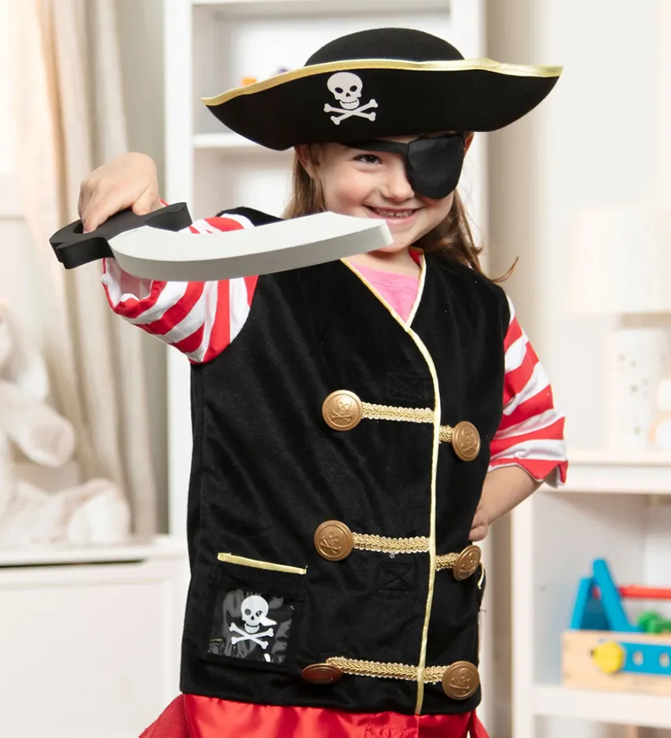 Melissa & Doug Udklædning - Pirat-sæt - 4 Dele