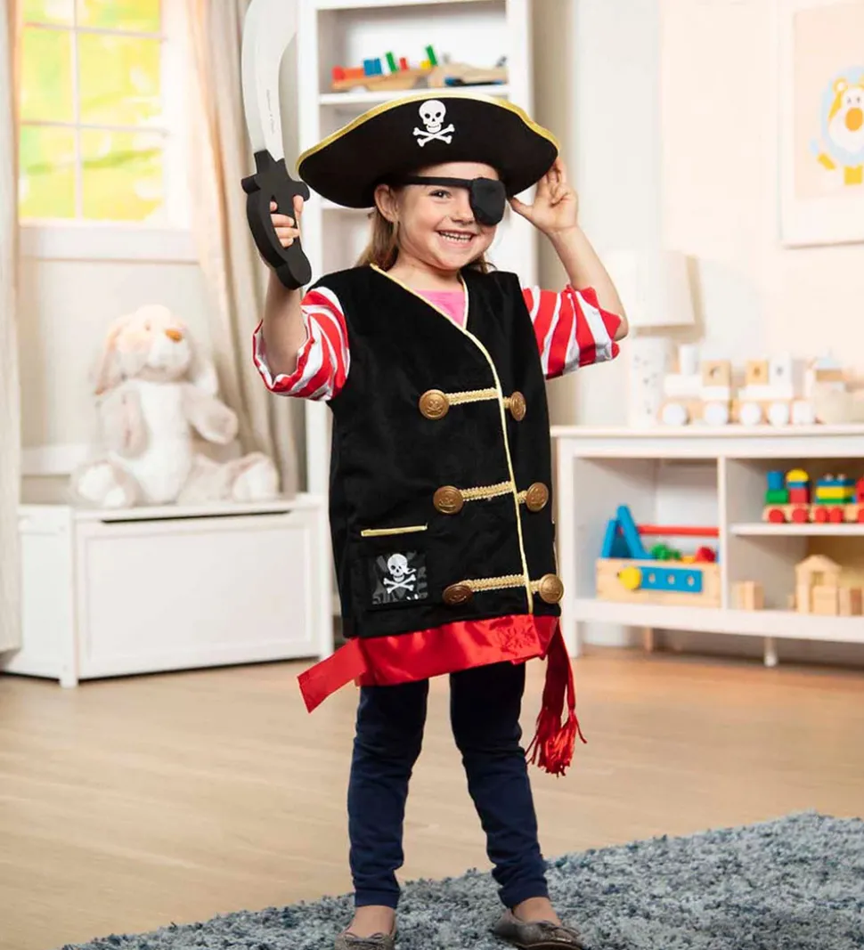 Melissa & Doug Udklædning - Pirat-sæt - 4 Dele