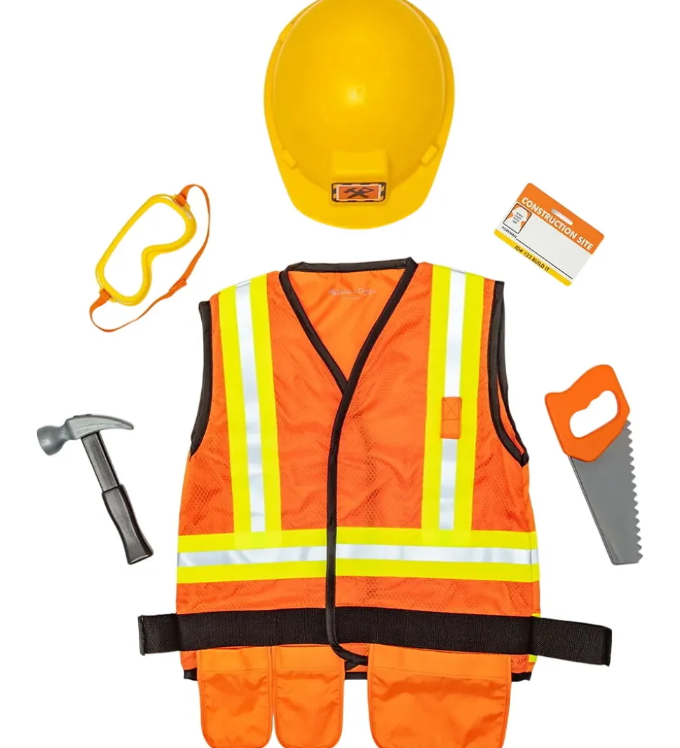 Melissa & Doug Udklædning - Byggearbejder-sæt - 6 Dele