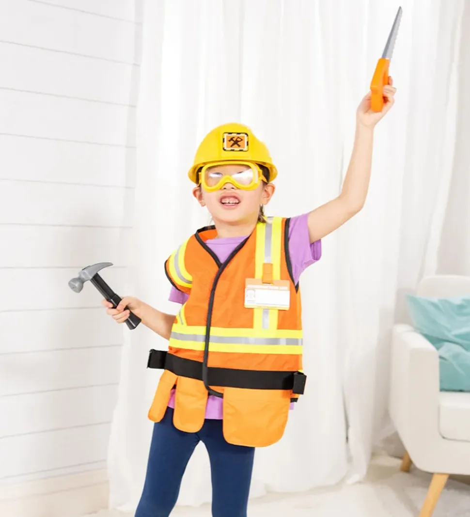 Melissa & Doug Udklædning - Byggearbejder-sæt - 6 Dele