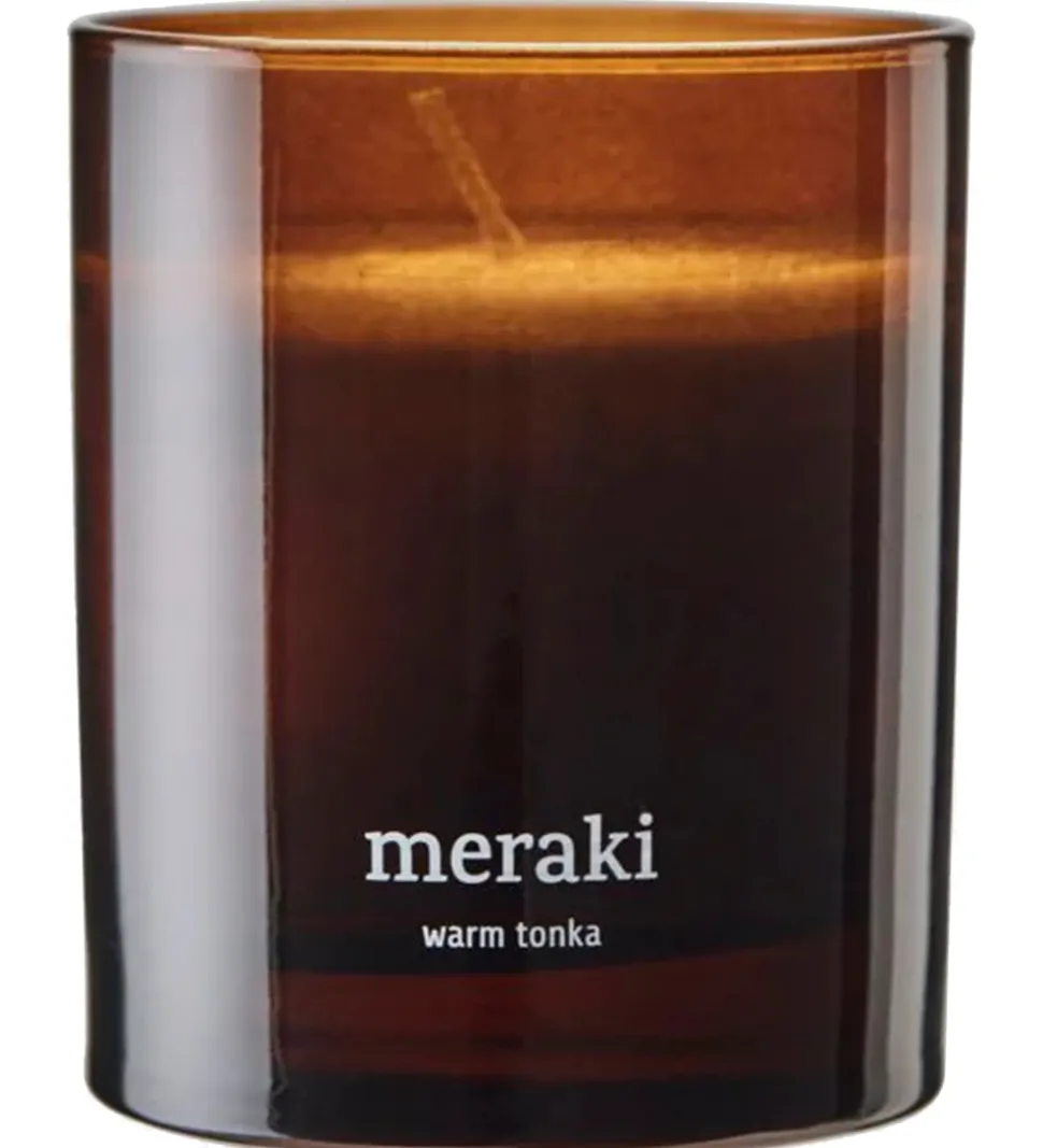 Meraki Duftlys - 200g - Dark Wood