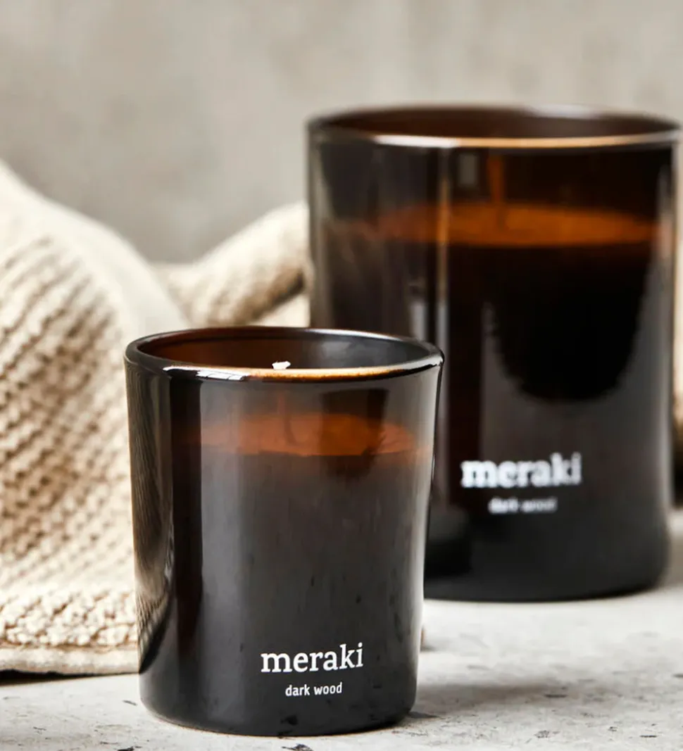 Meraki Duftlys - 2-pak - 2x60g - Dark Wood