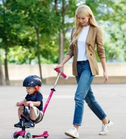 Micro Løbehjul - Mini2grow Deluxe Magic LED - Pink