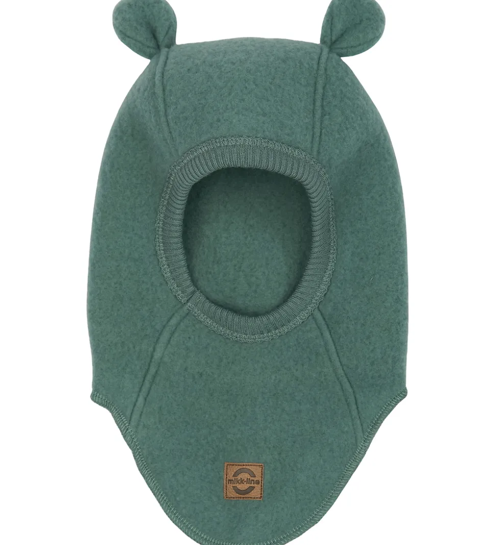 Mikk-Line Elefanthue - Uld - 1-lags - Balsam Green m. Ører