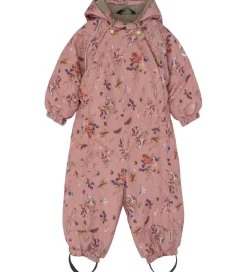 Mikk-Line Flyverdragt - AOP Floral - Burlwood